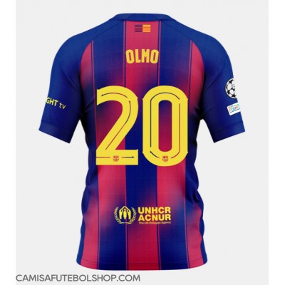 Camisa de time de futebol Barcelona Dani Olmo #20 Replicas 1º Equipamento 2025-26 Manga Curta Camisa de time de futebol Barcelona Dani Olmo #20 Replicas 1º Equipamento 2025-26 Manga Curta